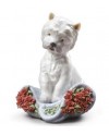 Lladro фарфор Personnage joueur-oeillets 01008065