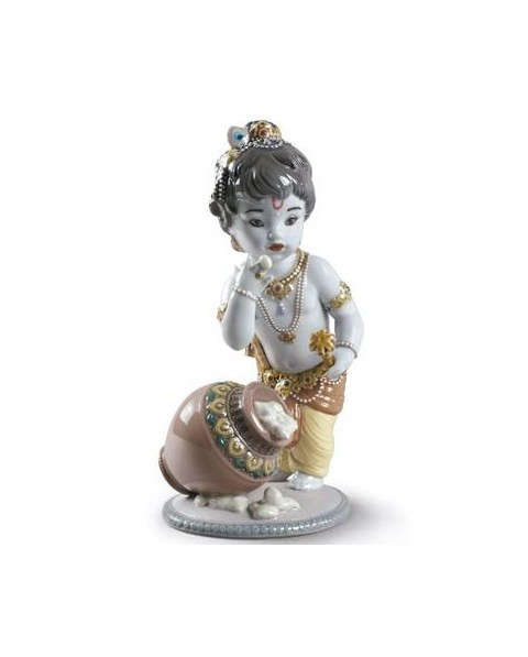 Lladro Porcelain KRISHNA BUTTERTHIEF 01009190