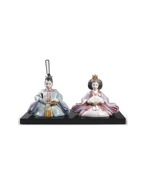 Lladro Porcelain HINAMATSURI DOLLS 01009246