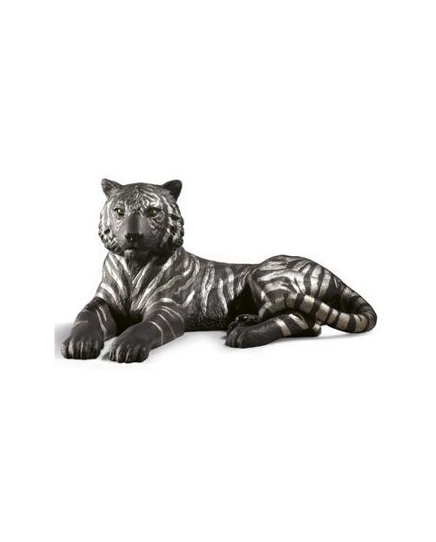 Lladro Porcelain TIGER (BLACK-SILVER) 01009261