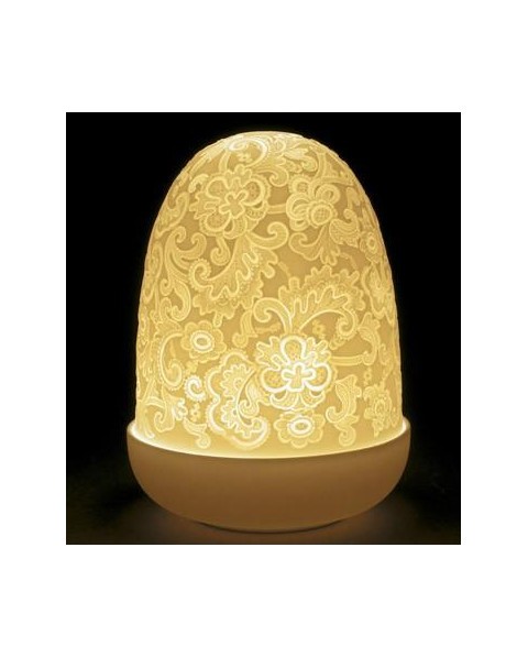 Lladro Porcelain LACE DOME LAMP 01023890