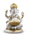 Lladro Porcelaine MRIDANGAM GANESHA (GOLDEN RE-DECO) 01009278