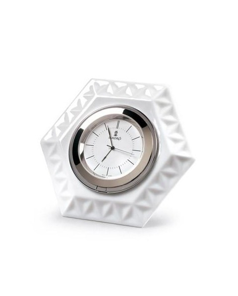 Lladro Porcelain FRAME HEXAGONAL CLOCK 01009288