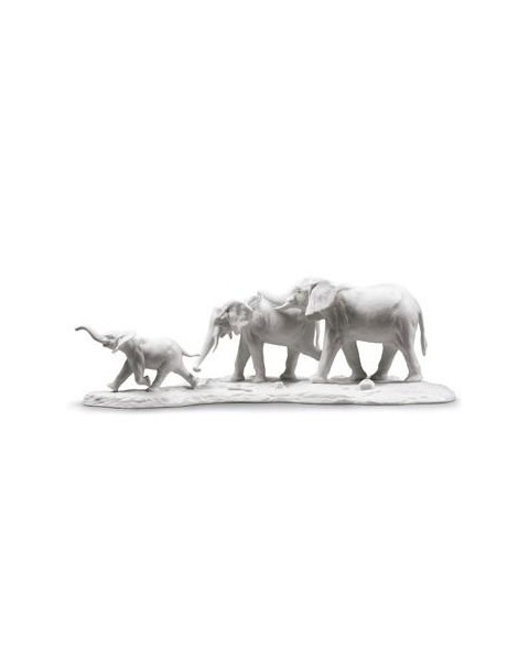 Lladro Porcelain WE FOLLOW IN YOUR STEPS (WHITE) 01009295