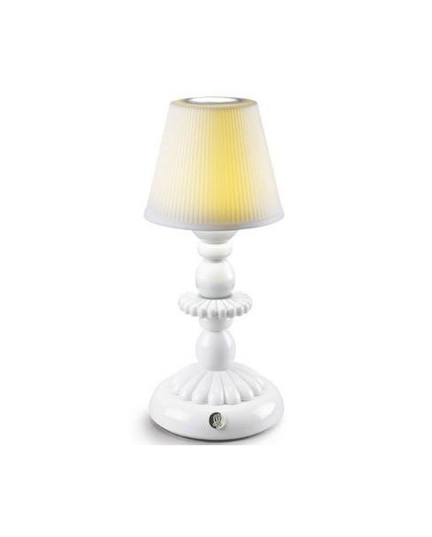 Lladro Porcelain Lotus Firefly lampe-blanc 01023759