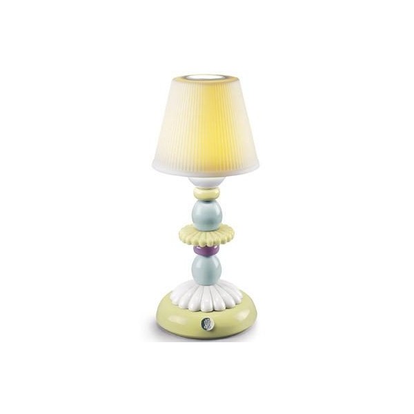 Lladro Porcelain LOTUS FIREFLY LAMP (GREEN BLUE) 01023761 Lladro Porcelain LOTUS FIREFLY LAMP (GREEN BLUE) 01023761