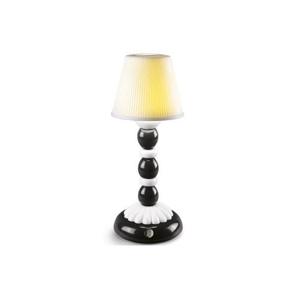 Lladro Palm Firefly lampe noir et blanc 01023763