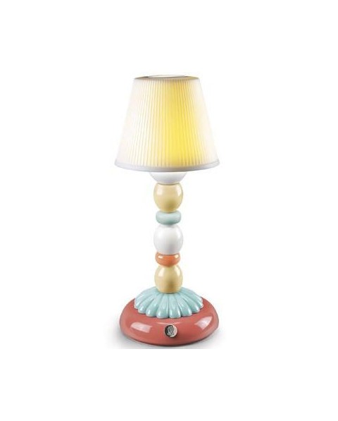 Lladro Porcelana Palm Firefly lampe-bleu clair 01023764