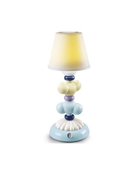 Lladro Porcelaine Cactus Firefly lampe-jaune et bleu 01023767