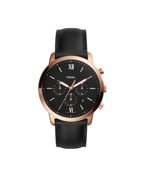 Fossil Bracelet pour le Montre Fossil BLACK & ROSE GOLD FS5381