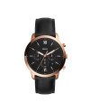 Correa Fossil para el Reloj Fossil BLACK & ROSE GOLD FS5381