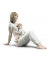 A mother's love Lladró Porcelain 01009336