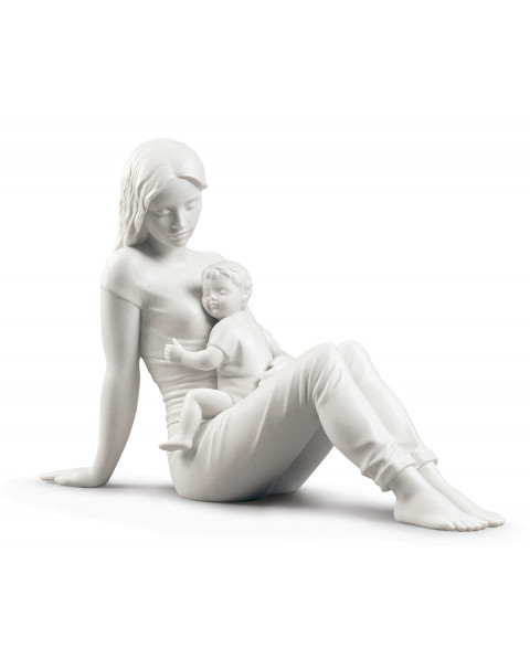 A mother's love (matte white) Lladró Porcelaine 01009337 