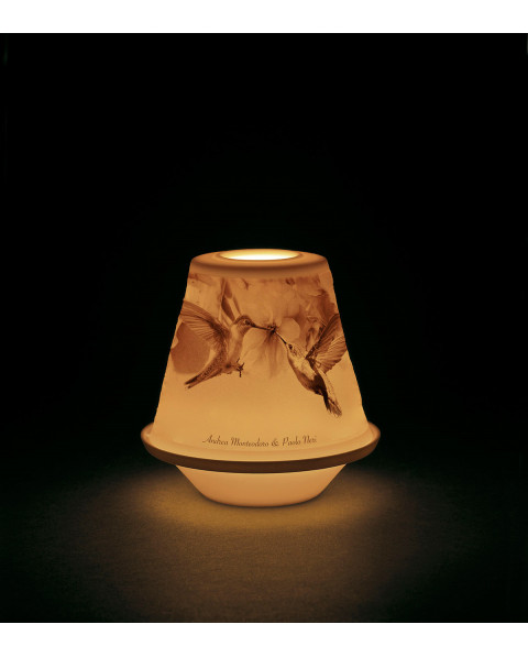 Lithophane votive light-engagement Lladró Porzellan 01017379 