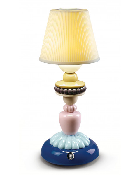 Sunflower firefly lamp (blue) Lladró Porcelaine 01023920 