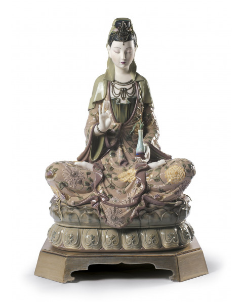 Kwan Yin Lladró Porcelaine 01001977 