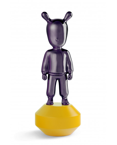 The Guest Little - purple on yellow Lladró Porcelain 01007746