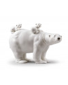 Mummy bear and babies Lladró Porcelain 01009290