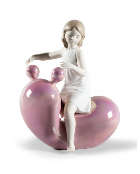 My seesaw balloon (pink) Porcelana Lladró 01009367 