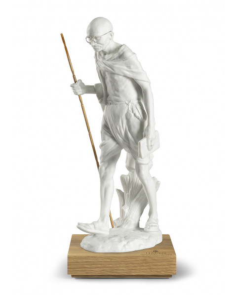 Mahatma Gandhi-150th birth anniversary Lladró Porcelain 01009379