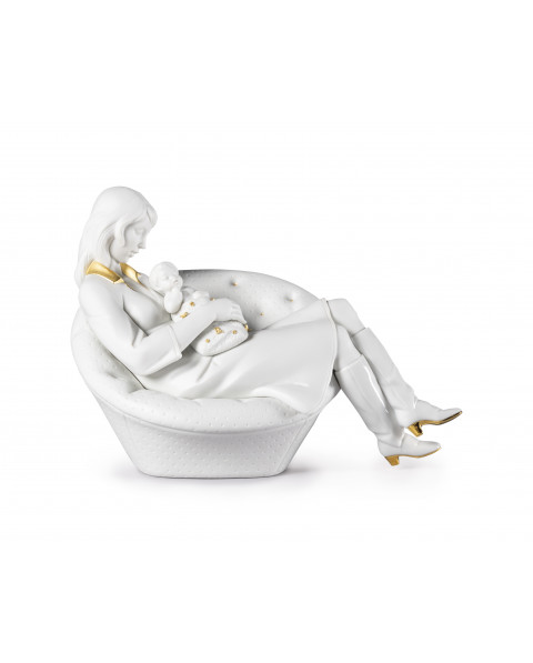 Feels like heaven (white-gold) Lladró Porcelain 01009381