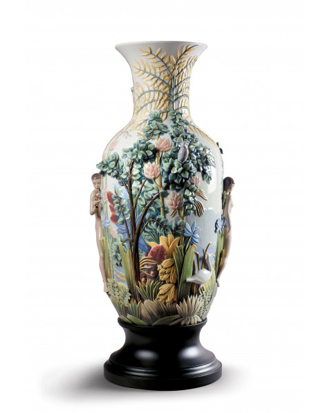 Paradise vase Lladró Porcelain 01001997