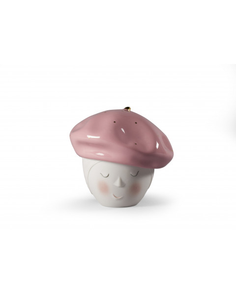 Lee beret box (pink-gold) Porcellana Lladró 01009385 