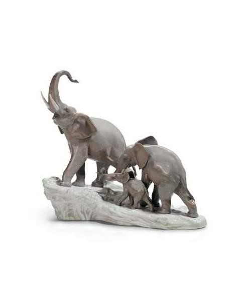 Lladro 01001150 ELEFANTENGRUPPE 010 01150