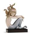 Lladro 01001413 SIRENE BRAS SUR GENOUX 01001413