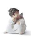 Lladro 01004539 ANGE QUI PENSE 01004539