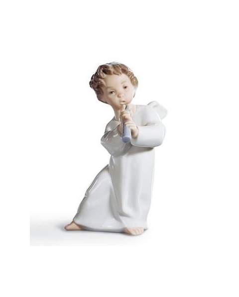 Lladro 01004540 Figurine ANGEL WITH FLUTE