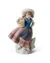 Lladro 01005221 KLEINES MÄDCHEN MIT KORB 010 05221