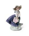 Lladro 01005222 FILLETTE AVEC PANIER DE FLEURS 01005222