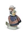 Lladro 01005223 KLEINES MÄDCHEN MIT BLUMENTOPF 010 05223