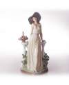 Lladro 01005378 NACHDENKLICHE JUNGE DAME 010 05378