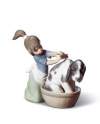 Lladro 01005455 LAVANDO AL PERRO 01005455