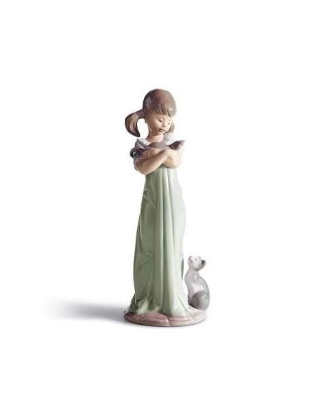 Lladro 01005743 RAGAZZA CON GATTINI 010.05743