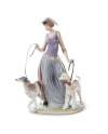 Lladro 01005802 DAMA CON PERROS 01005802