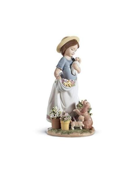 Lladro 01006907 MIMOS EN EL JARDIN 01006907