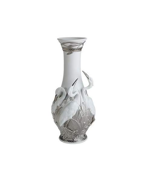 Lladro 01007053 HERONS' REALM VASE 010.07053