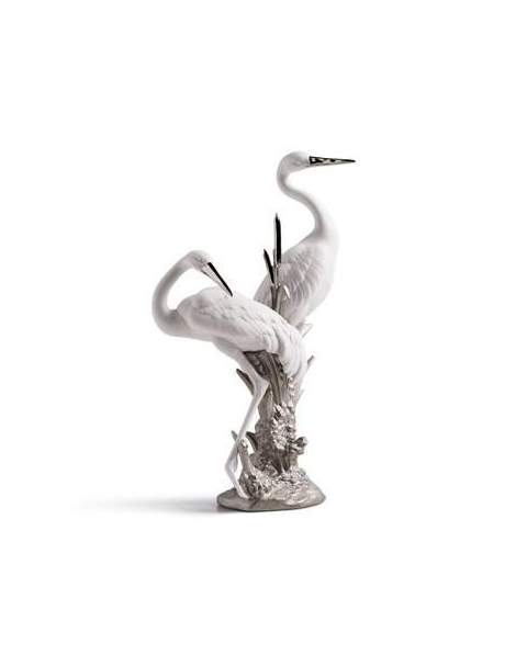 Lladro 01007104 COUPLE DE GRUES 01007104