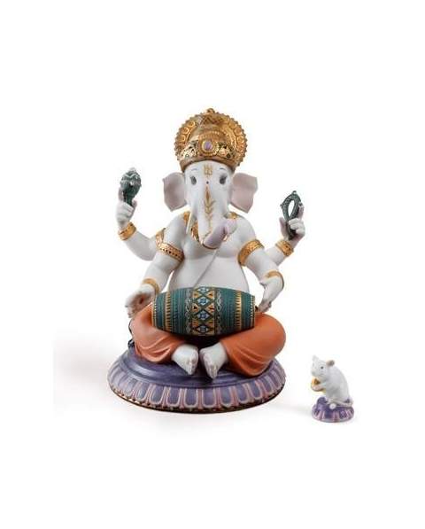 Lladro 01007184 Figurine MRIDANGAM GANESHA LIMITED EDITION