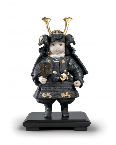 Warrior boy (gold) Lladró Porcelain 01012557