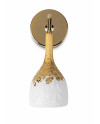 Naturo-Wall light (white-gold) (CE/UK) Lladró Porcelain 01024006