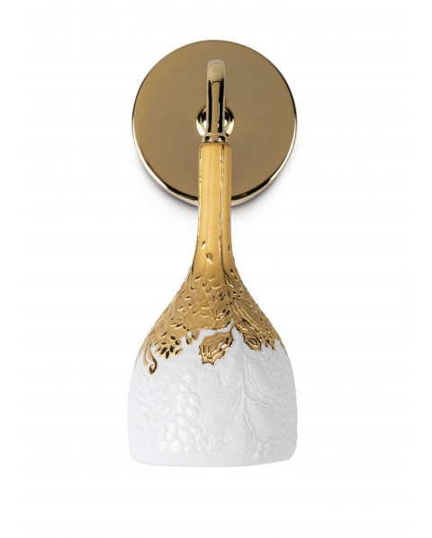 Naturo-Wall light (white-gold) (US) Lladró Porcelain 01024007