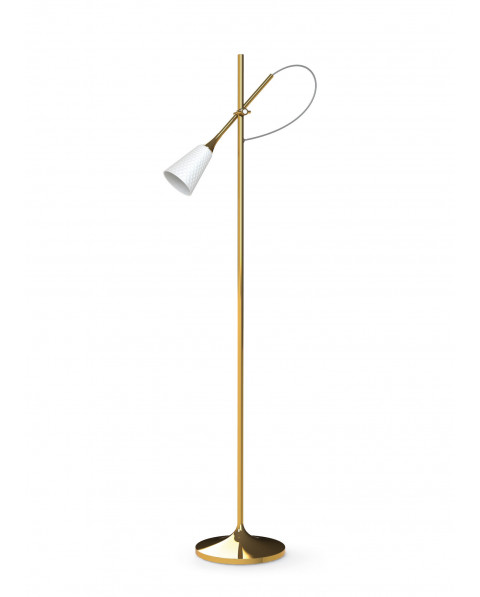 Jamz floor reading lamp (gold) (US) Lladró Porcelain 01024011