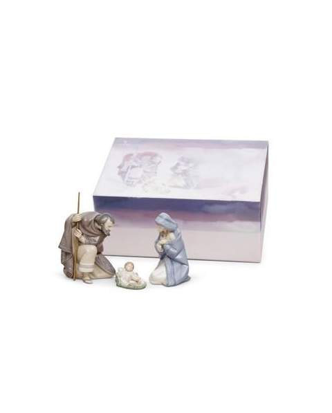 Lladro 01007804 Figurine SET SILENT NIGHT PORCELAIN