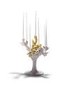 Lladro 01007973 Figurine NATUROFANTASTIC MULTI CANDLEHOLDER GOLDE