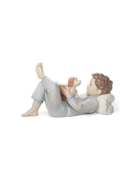 Lladro 01008034 Figurine SHALL I READ YOU A STORY?