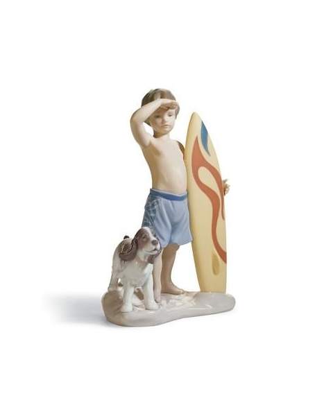 Lladro 01008110 Figurine SURF'S UP